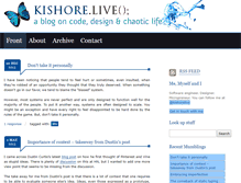 Tablet Screenshot of kishorelive.com